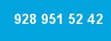 928 951 52 42 928 951 52 42